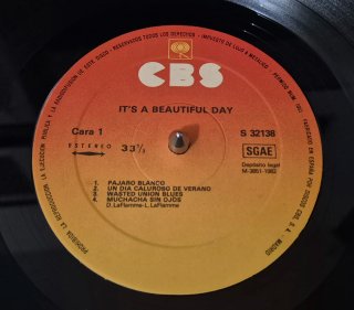 It's A Beautiful Day LP Vinilo España