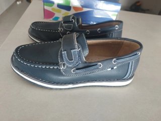 Zapatos náuticos niño azul talla 36