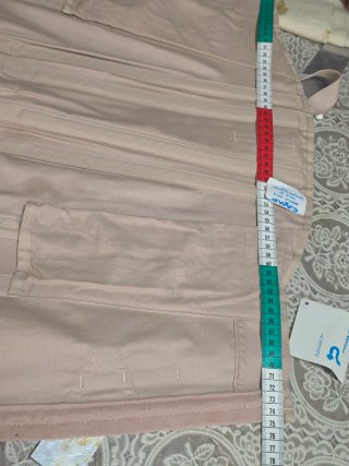 Faja semirrígida sacrolumbar beige/rosa