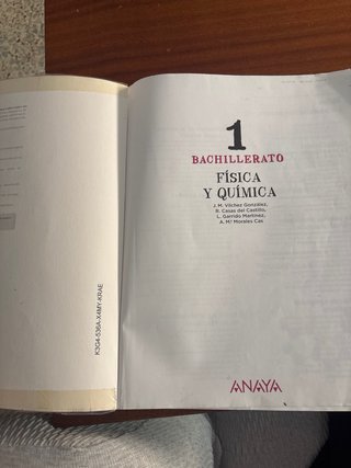 Física y Química 1 Bachillerato : Operación mundo
