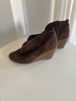 Botines ante marrón Cortefiel talla 39