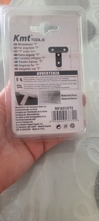 Soportes T Kmt Tools Hierro 60x18mm (4 uds)