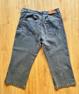 Pantalón vaquero capri azul