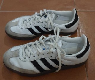 Zapatillas Adidas Samba Blancas y Negras