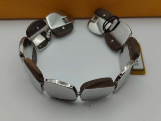 Pulsera Lotus Style color Plata y Marrón