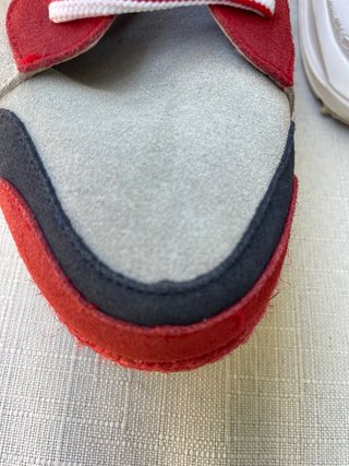 Zapatillas Jose Saenz Mujer Gris/Rojo