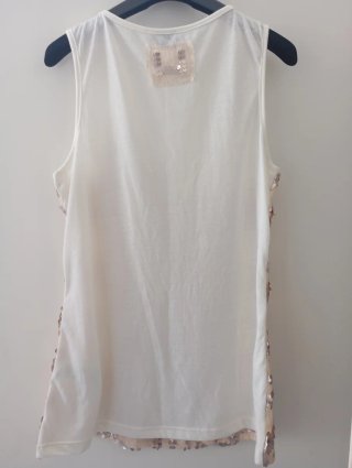 Top Adolfo Dominguez lentejuelas Talla M