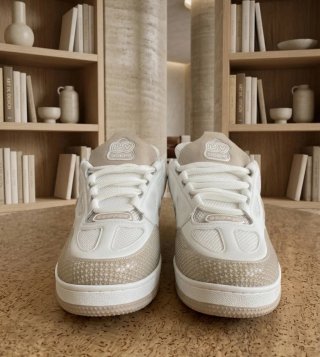 Zapatillas Louis Vuitton Skate Beige y Blancas