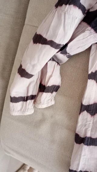 Blusa Tie Dye Beige y Marrón