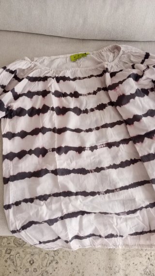 Blusa Tie Dye Beige y Marrón