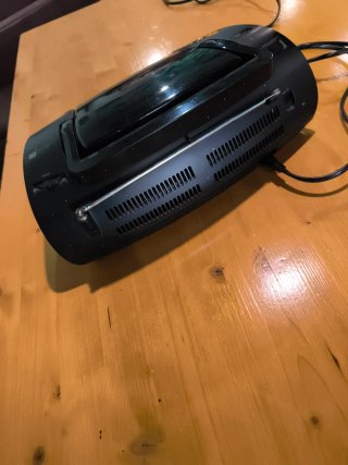 Radio CD USB Negra