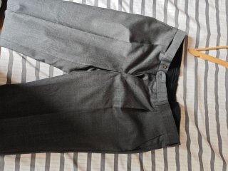 Pantalón de traje gris Emidio Tucci