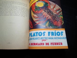 Libro Cocina Antigua Arte de Preparar y Servir la