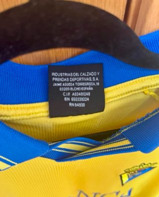 Camiseta Cádiz CF 2002/03 Kelme Talla L