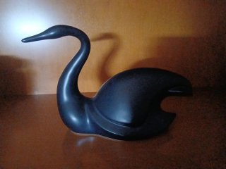 Figura Cisne Negro Decorativa