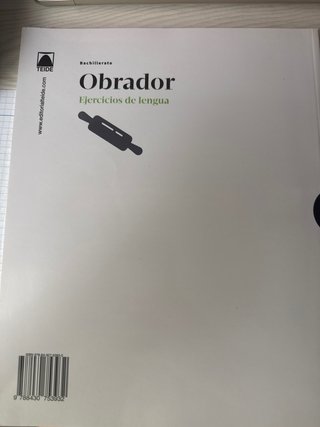 Trayecto + Obrador. Lengua y Literatura 1 BACH
