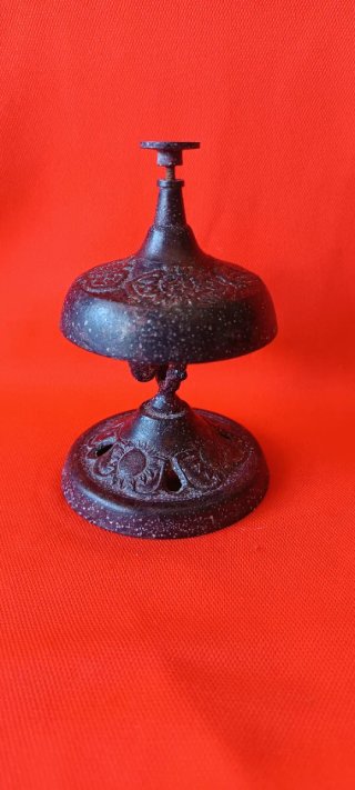 Timbre recepción antiguo floral