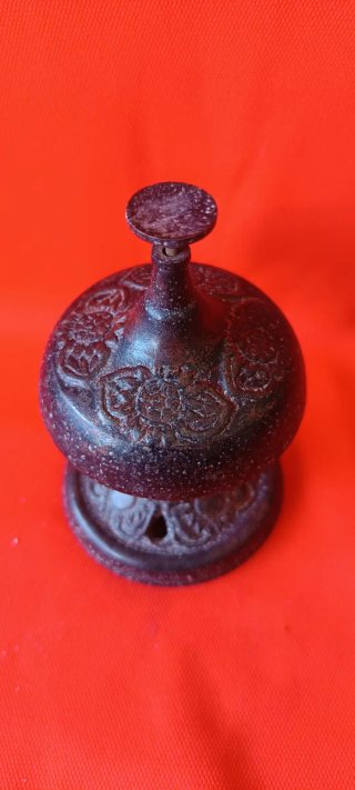 Timbre recepción antiguo floral