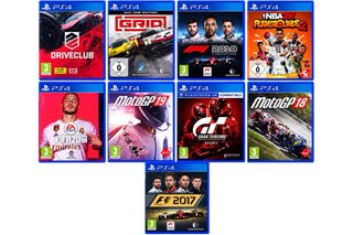 PS4 Juegos (Driveclub, Grid, F1 2018, etc.)