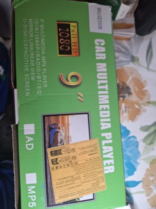 Pantalla 9 1DIN a 2DIN Coche con cámara trasera