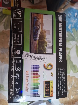 Pantalla 9 1DIN a 2DIN Coche con cámara trasera