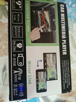 Pantalla 9 1DIN a 2DIN Coche con cámara trasera
