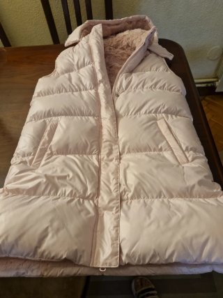 Chaleco Boboli beige/blanco talla 14