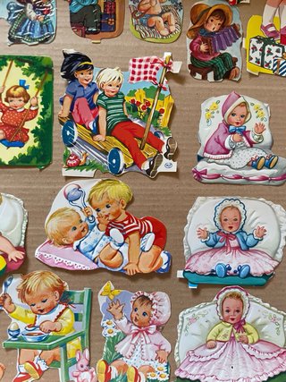 Lote Cromos Troquelados Antiguos Vintage