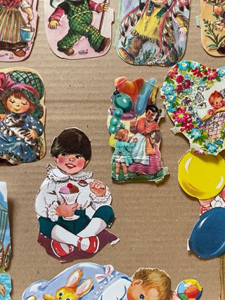 Lote Cromos Troquelados Antiguos Vintage