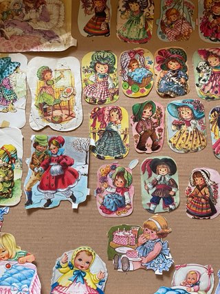 Lote Cromos Troquelados Antiguos Vintage