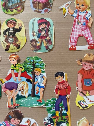Lote Cromos Troquelados Antiguos Vintage