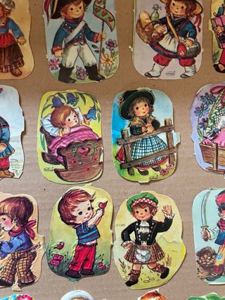 Lote Cromos Troquelados Antiguos Vintage