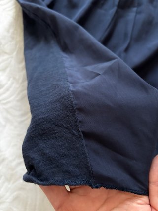 ALIA Camiseta manga larga premamá azul