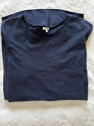 ALIA Camiseta manga larga premamá azul