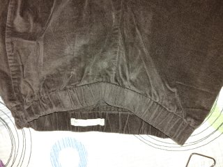Pantalón pana fina marrón