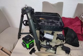 Nivel Láser Verde 360° Completo
