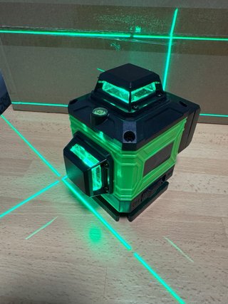 Nivel Láser Verde 360° Completo