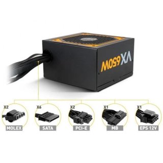 Fuente Alimentación NOX Urano VX 650W 80 Bronze