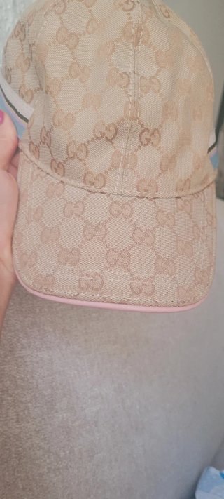 Gorra Gucci Beige y Rosa Original
