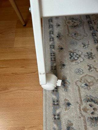 Minicuna Tijera Madera Cambrass Rosa/Blanco