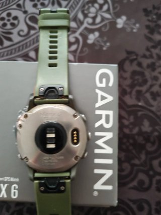 Garmin Fenix 6 Zafiro Titanio Verde/Plata