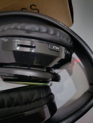 Auriculares Bluetooth Inalámbricos headphone Negro