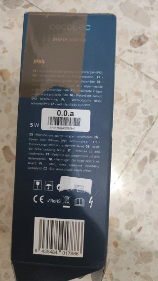 Lámpara Mosquitos Cecotec BYEFLY 3000 GO