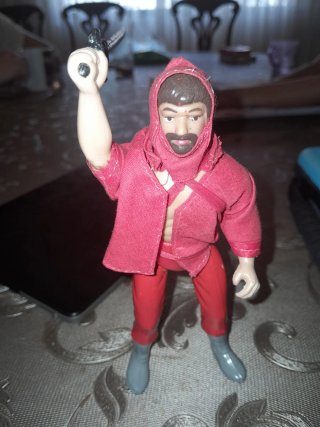Figura de acción vintage ninja