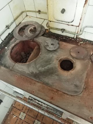 Cocina antigua leña/carbón