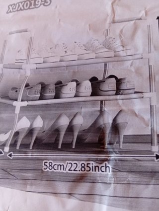 Zapatero 4 Estantes Metálico Gris/blanco