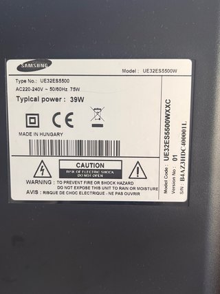 Televisor Samsung LED 32 Negro