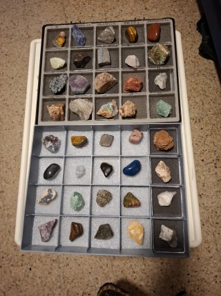 Colección de 40 Minerales Variados