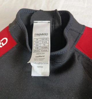 Traje neopreno niño Decathlon 10 años