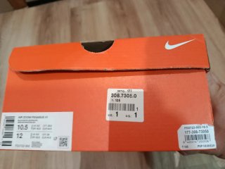 Nike Pegasus 41 Talla 44.5 Negro/Blanco